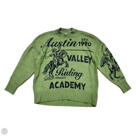 Sweater By Maeve In Green, Size: Xxsp