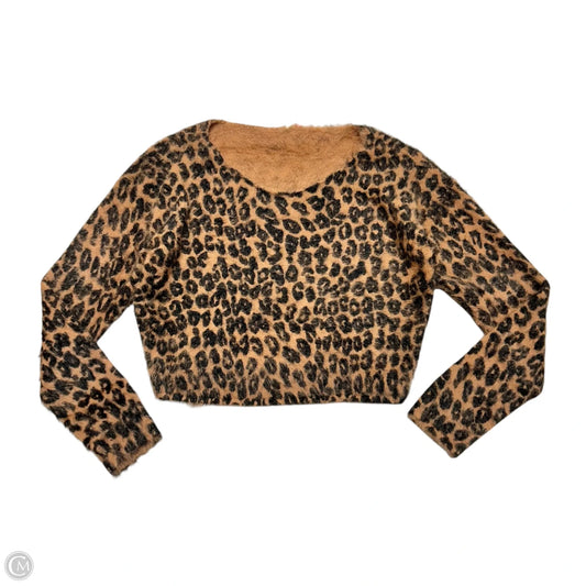 Sweater By Pilcro In Animal Print, Size: Xs
