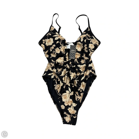 Swimsuit By Cupshe In Floral Print, Size: L