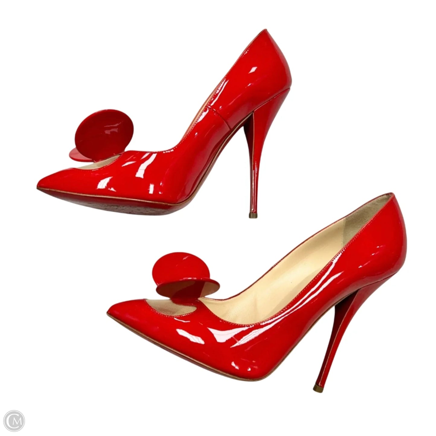 Shoes Luxury Designer By Christian Louboutin In Red, Size: 7