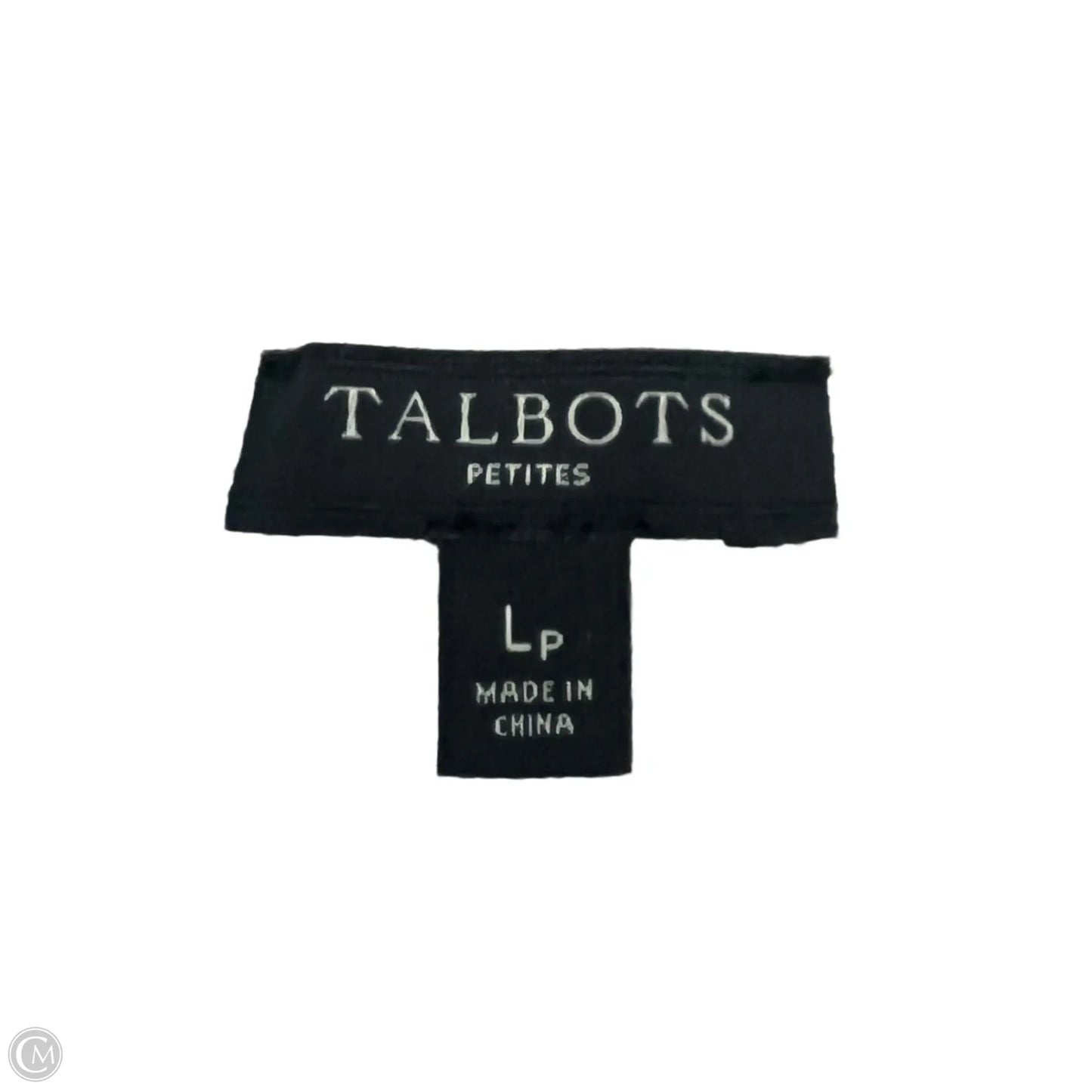 Cardigan By Talbots In Black & Gold, Size: Lp