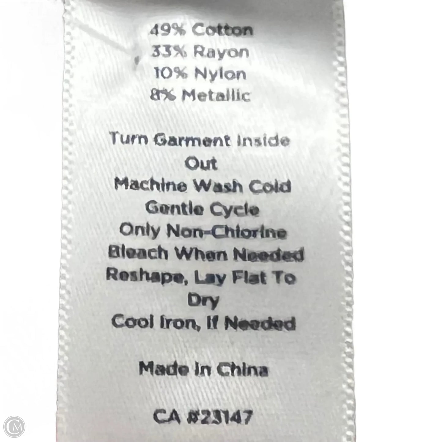 Cardigan By Talbots In Black & Gold, Size: Lp