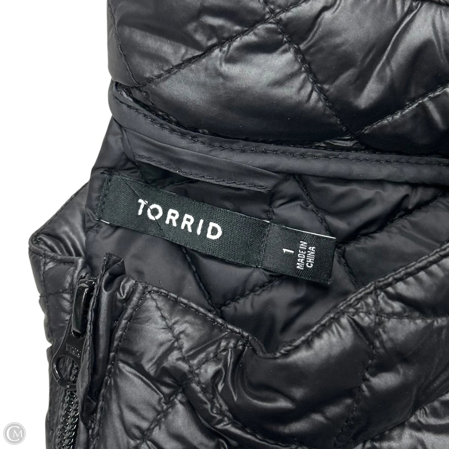 Jacket Puffer & Quilted By Torrid In Black, Size: 1x