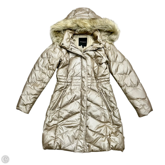 Coat Puffer & Quilted By Talbots In Tan, Size: Xs