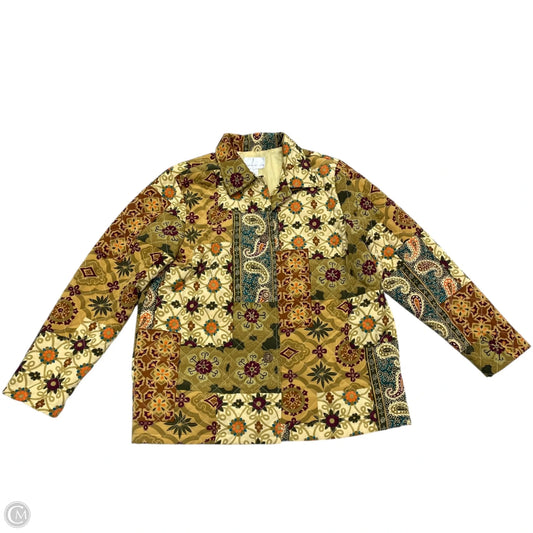 Jacket Other By Susan Graver In Multi-colored, Size: L