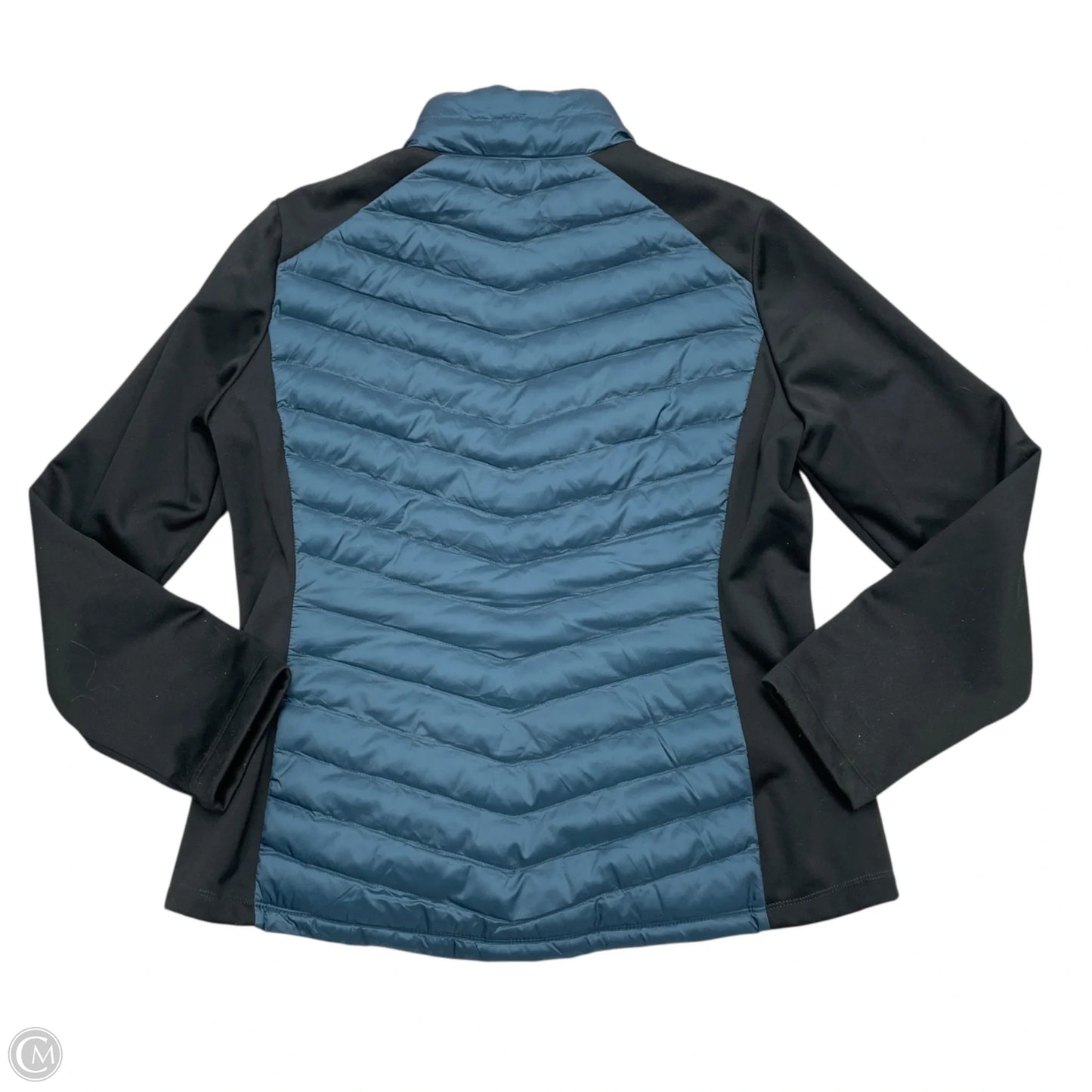 Jacket Puffer & Quilted By 32 Degrees In Black & Blue, Size: L