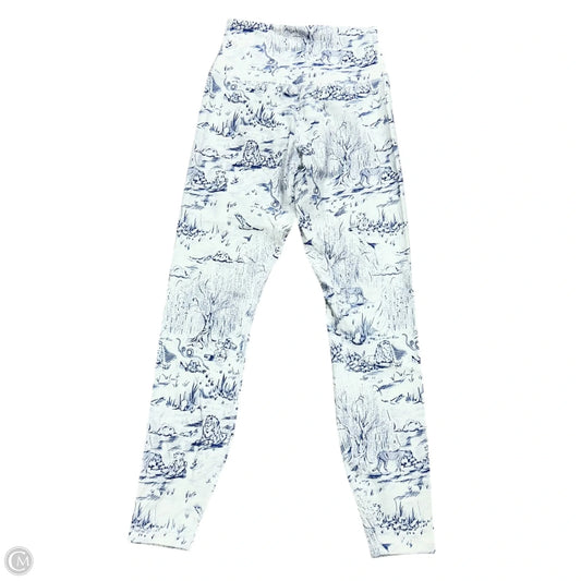 Athletic Leggings By Greyson In Blue & White, Size: Xs