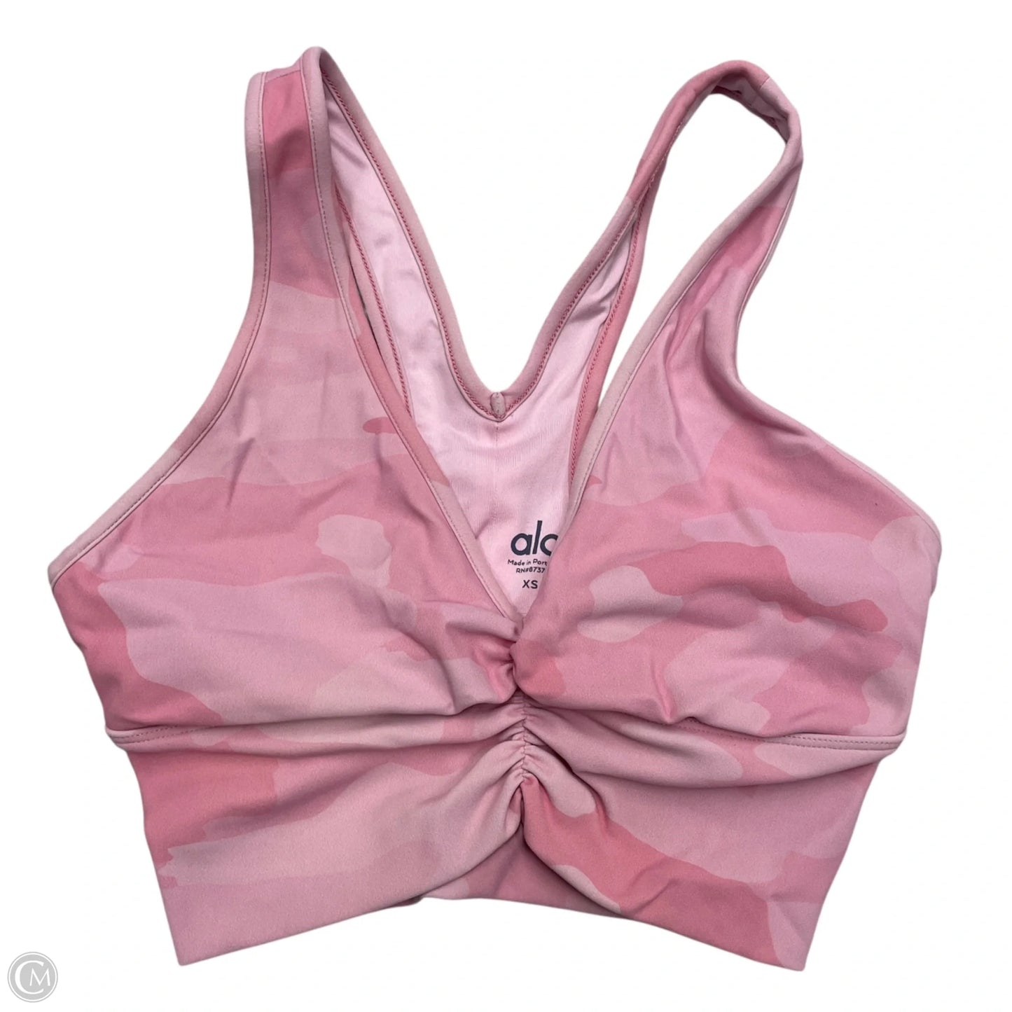 Athletic Bra By Alo In Pink, Size: Xs