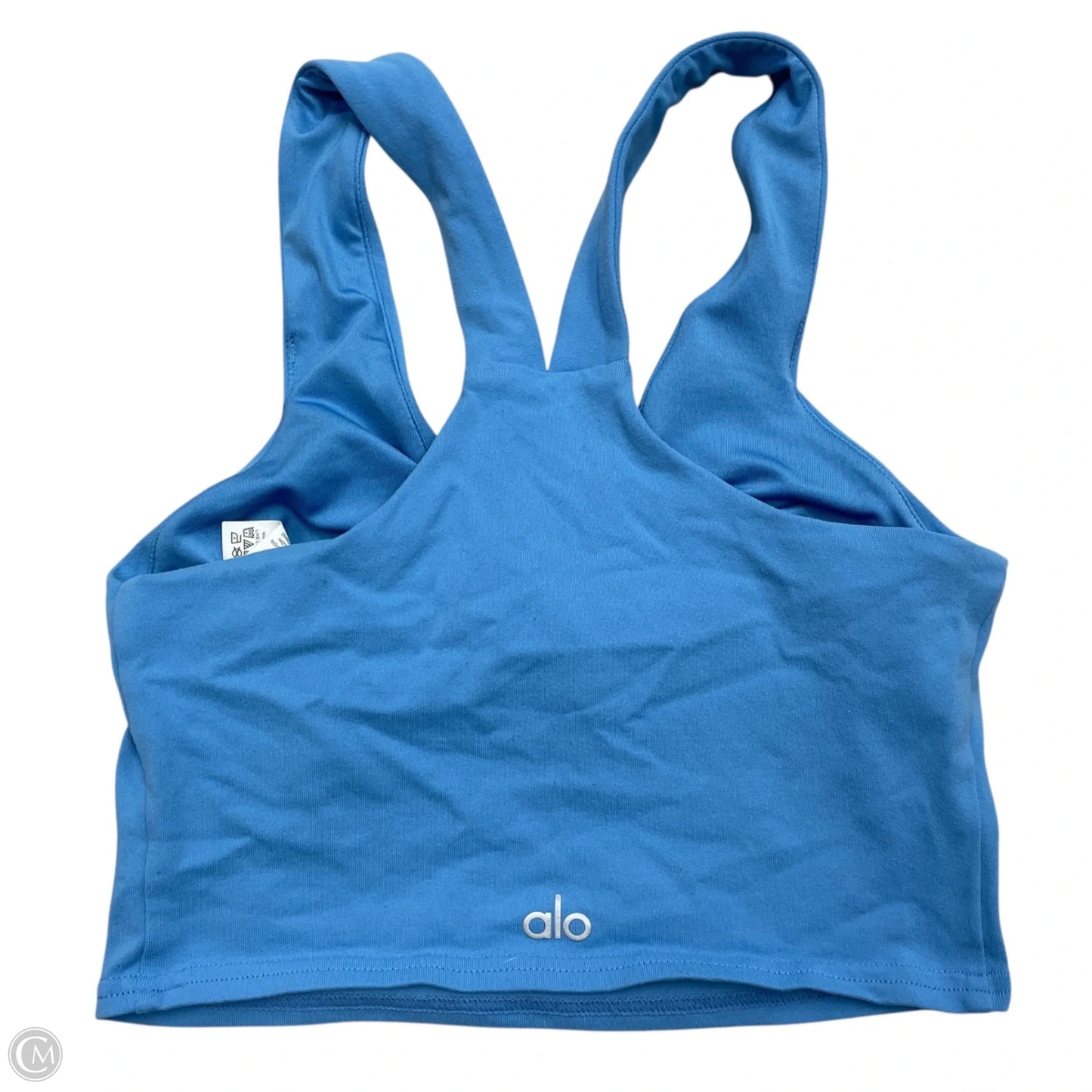 Athletic Bra By Alo In Blue, Size: Xs