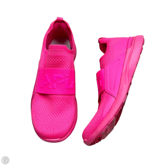 Shoes Designer By Apl In Pink, Size: 7.5