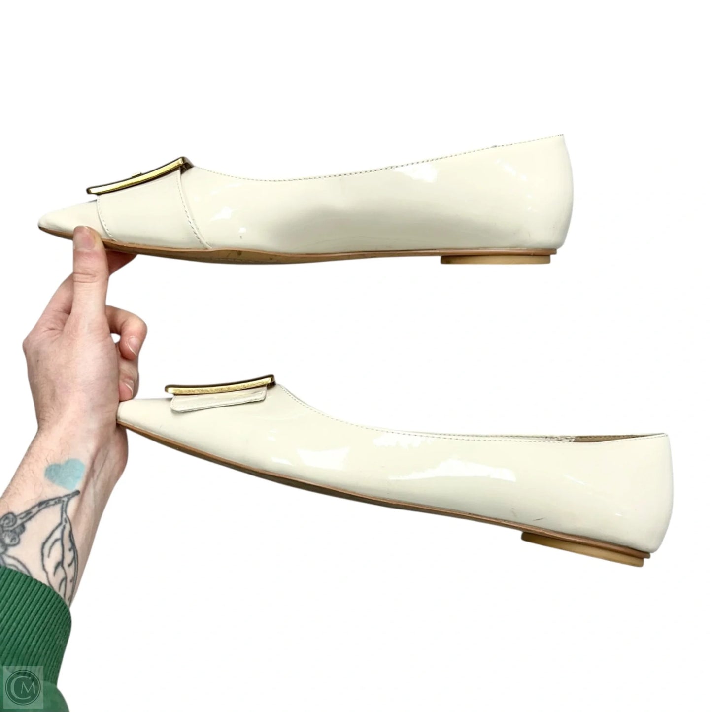 Shoes Flats By Franco Sarto In White, Size: 11