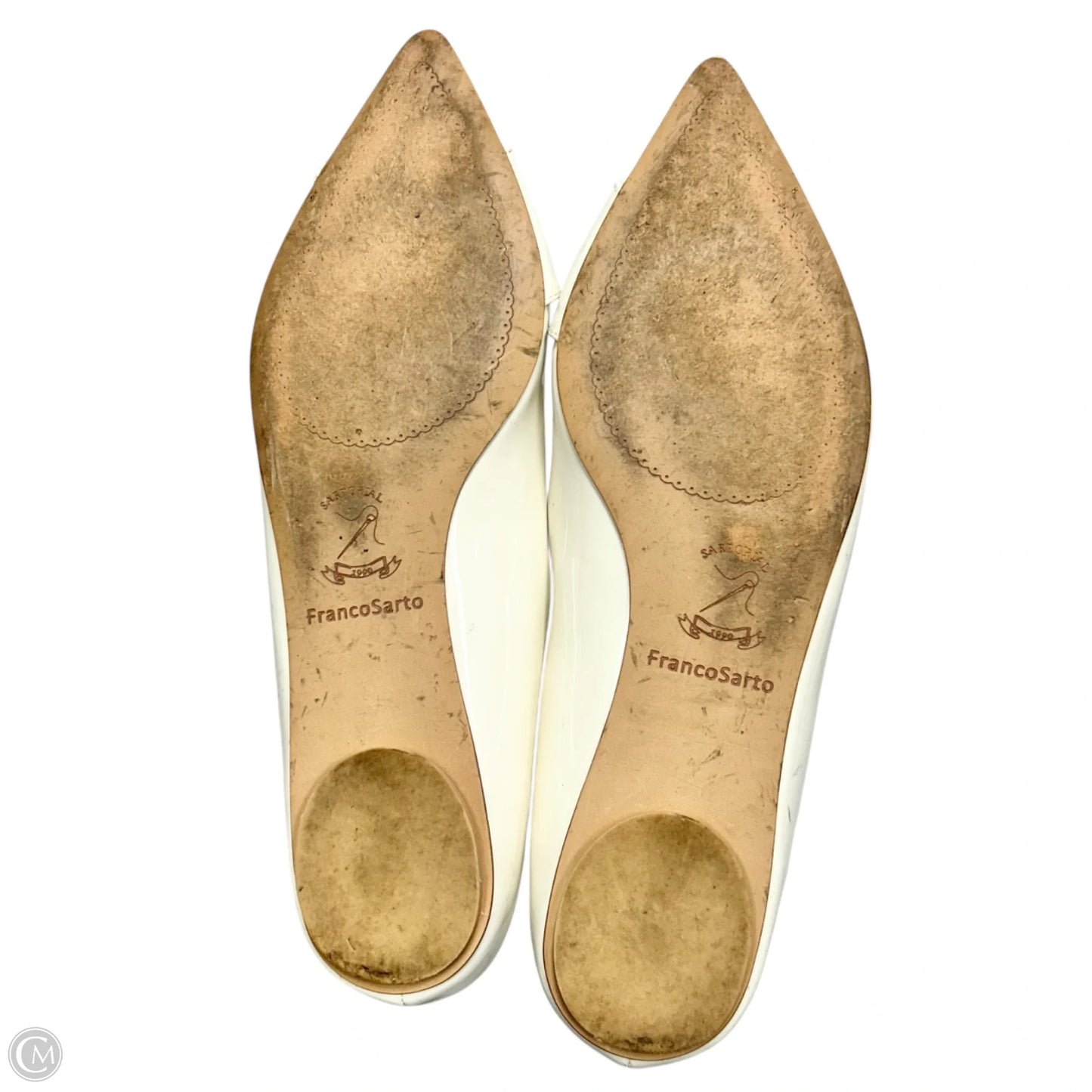 Shoes Flats By Franco Sarto In White, Size: 11