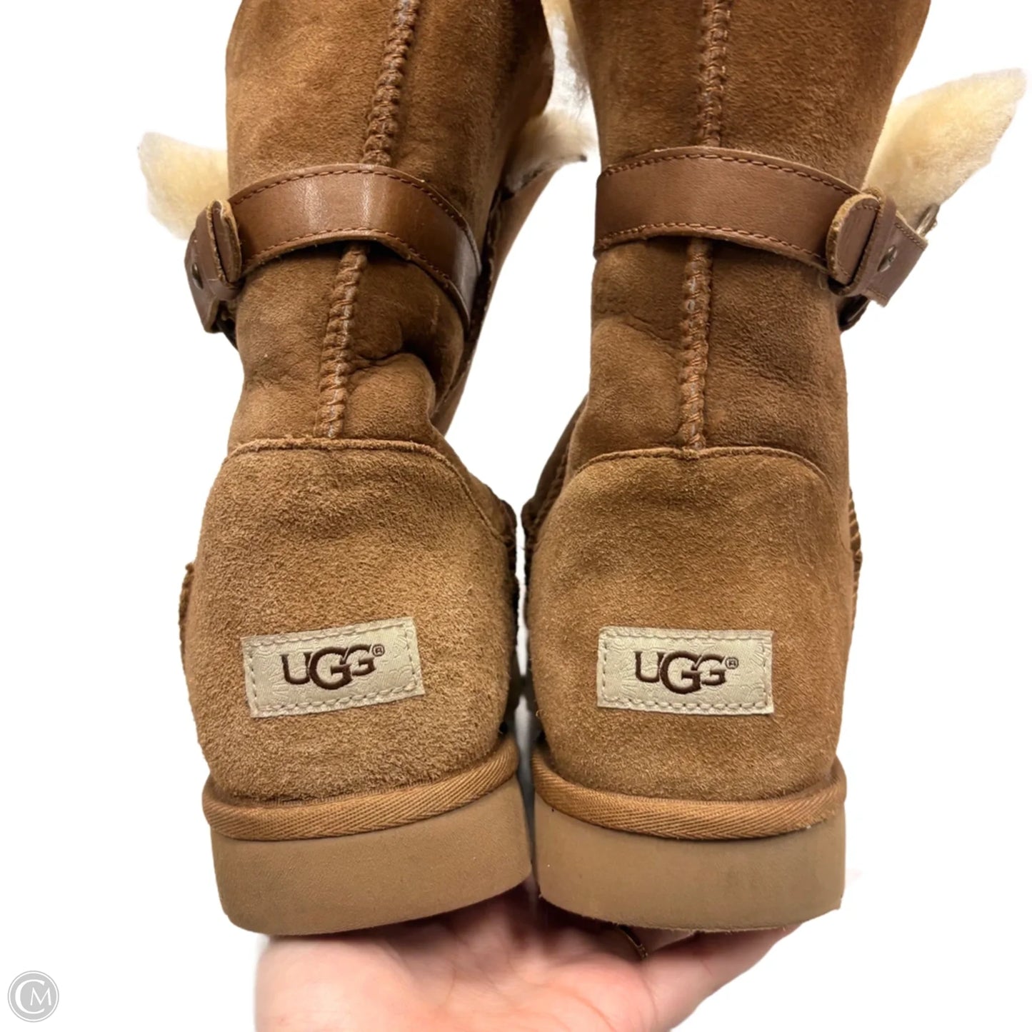 Boots Designer By Ugg In Tan, Size: 11