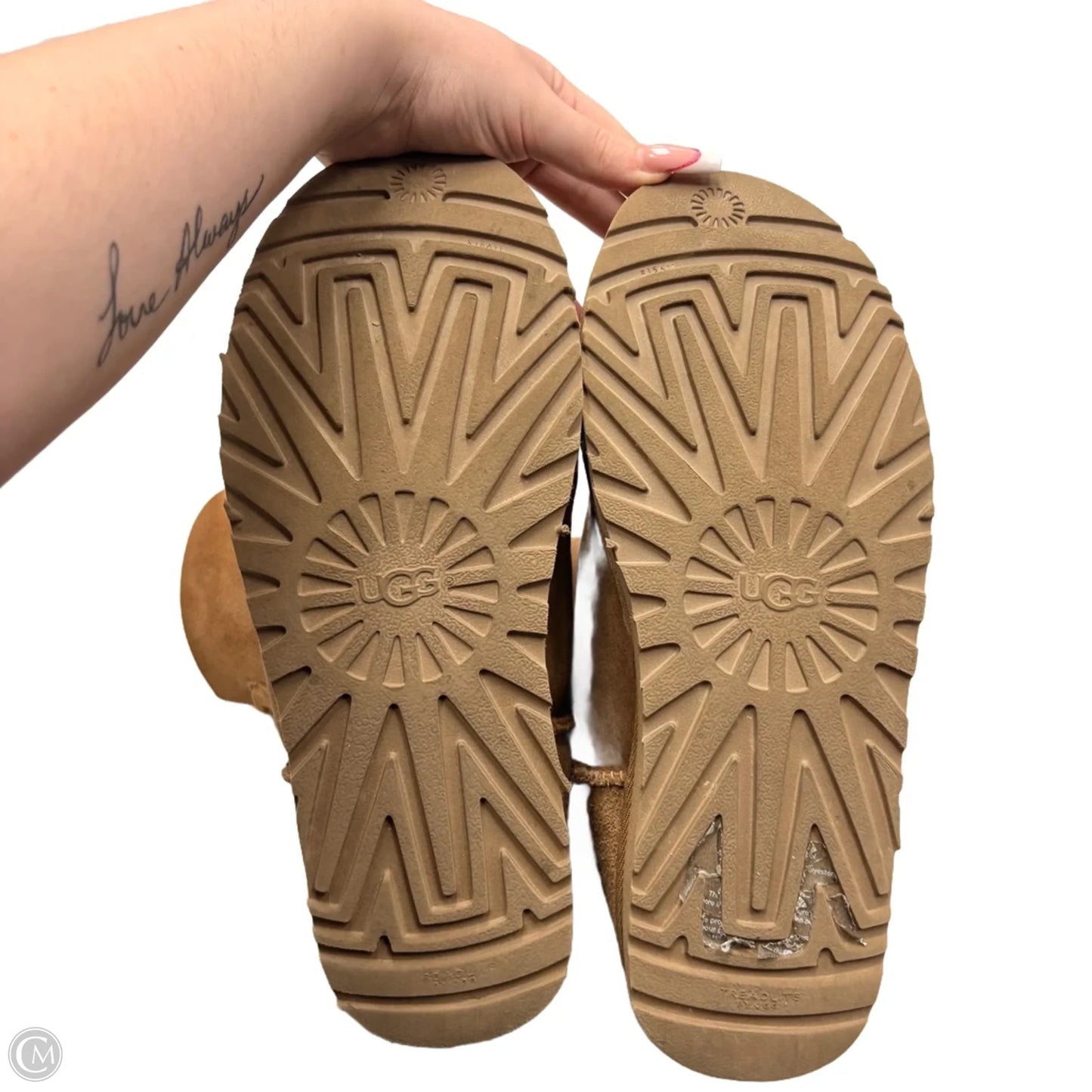 Boots Designer By Ugg In Tan, Size: 11