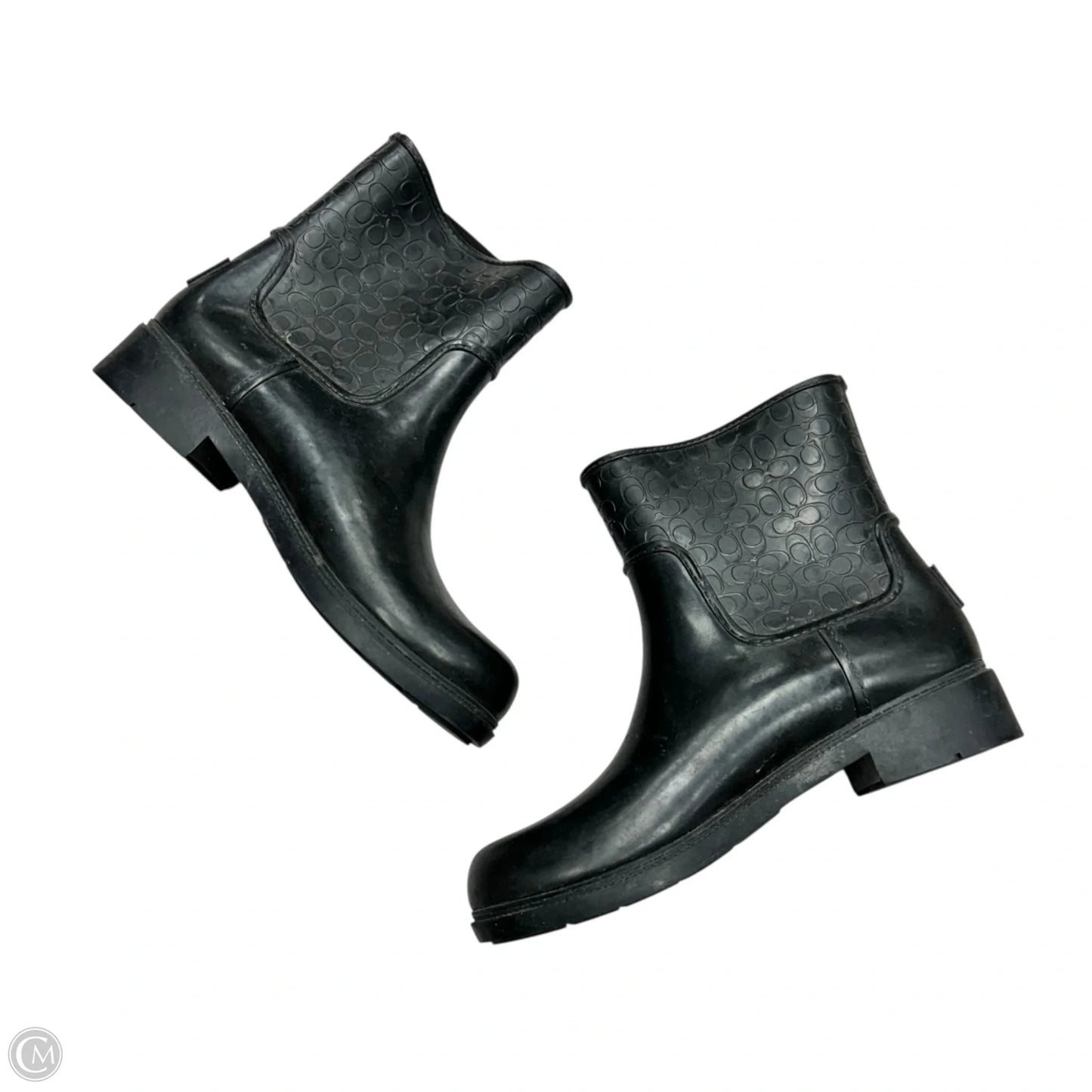 Boots Designer By Coach In Black, Size: 10