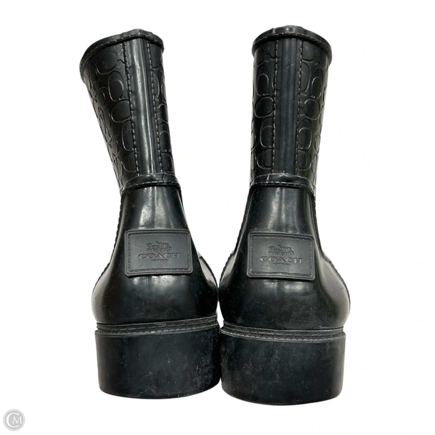 Boots Designer By Coach In Black, Size: 10