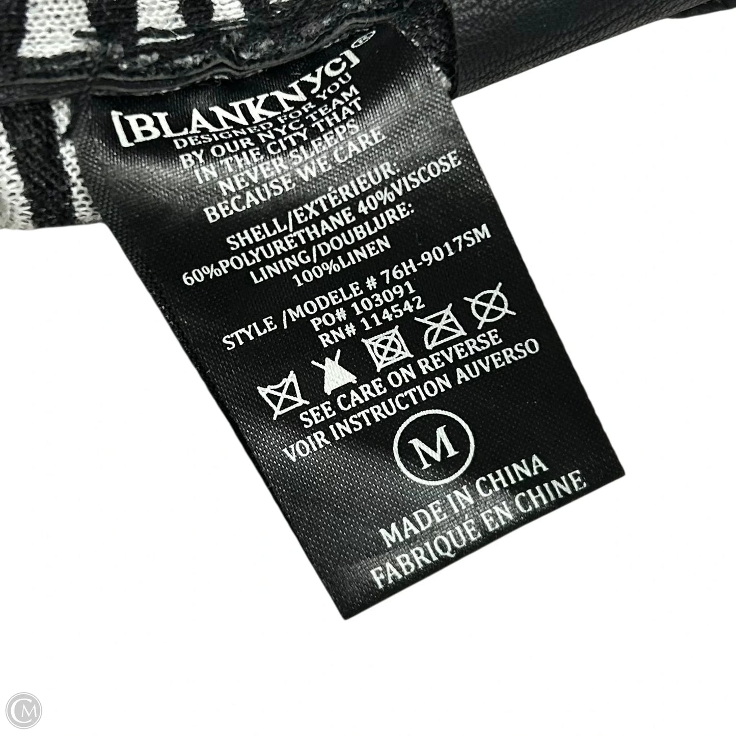 Jacket Moto By Blanknyc In Black, Size: M