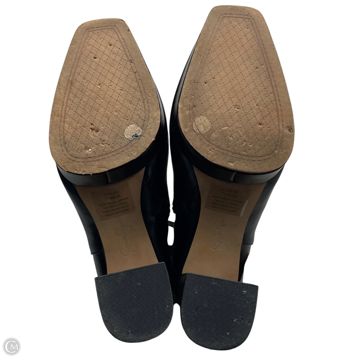 Boots Ankle Heels By Jessica Simpson In Black, Size: 7.5