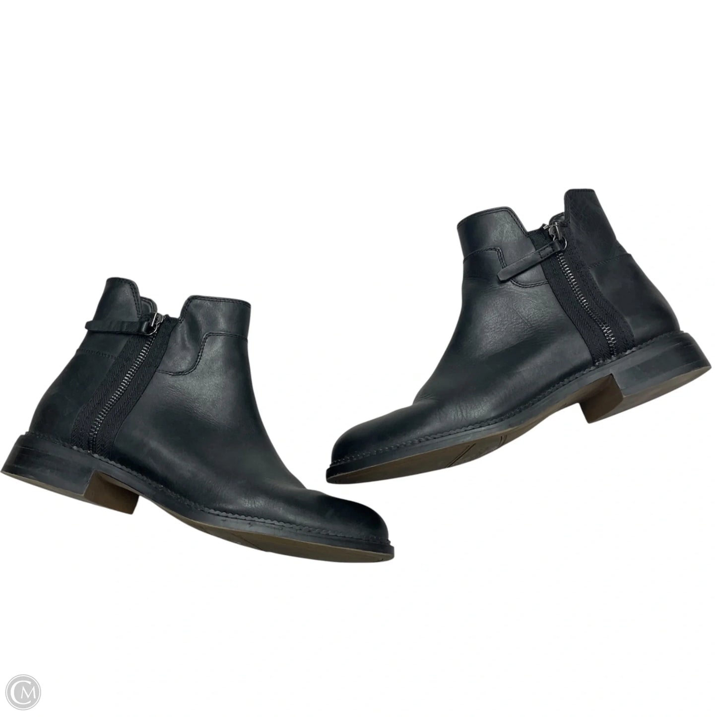 Boots Ankle Flats By Franco Sarto In Black, Size: 9