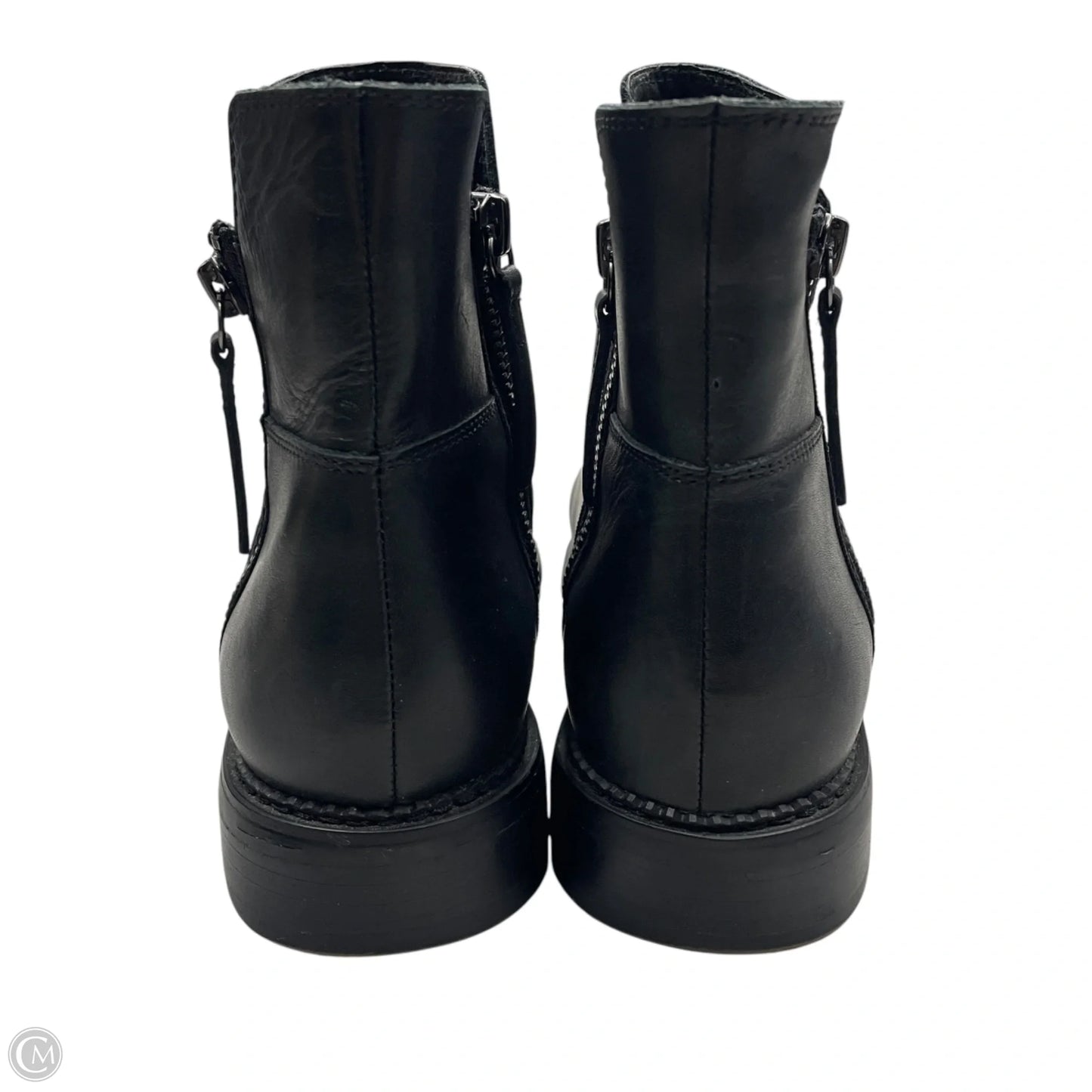 Boots Ankle Flats By Franco Sarto In Black, Size: 9