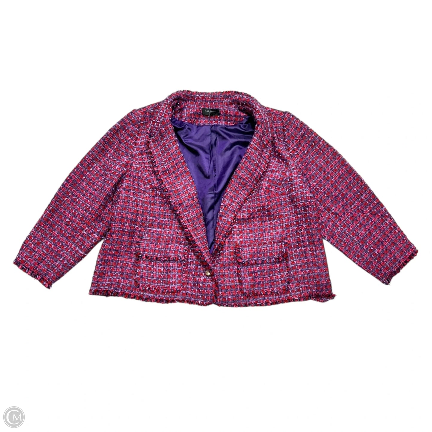 Blazer By Talbots In Red, Size: 2x