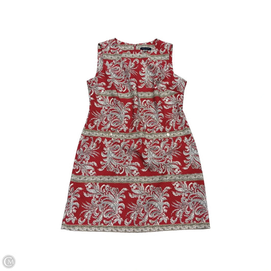 Dress Casual Short By Tommy Hilfiger In Red & White, Size: Lp