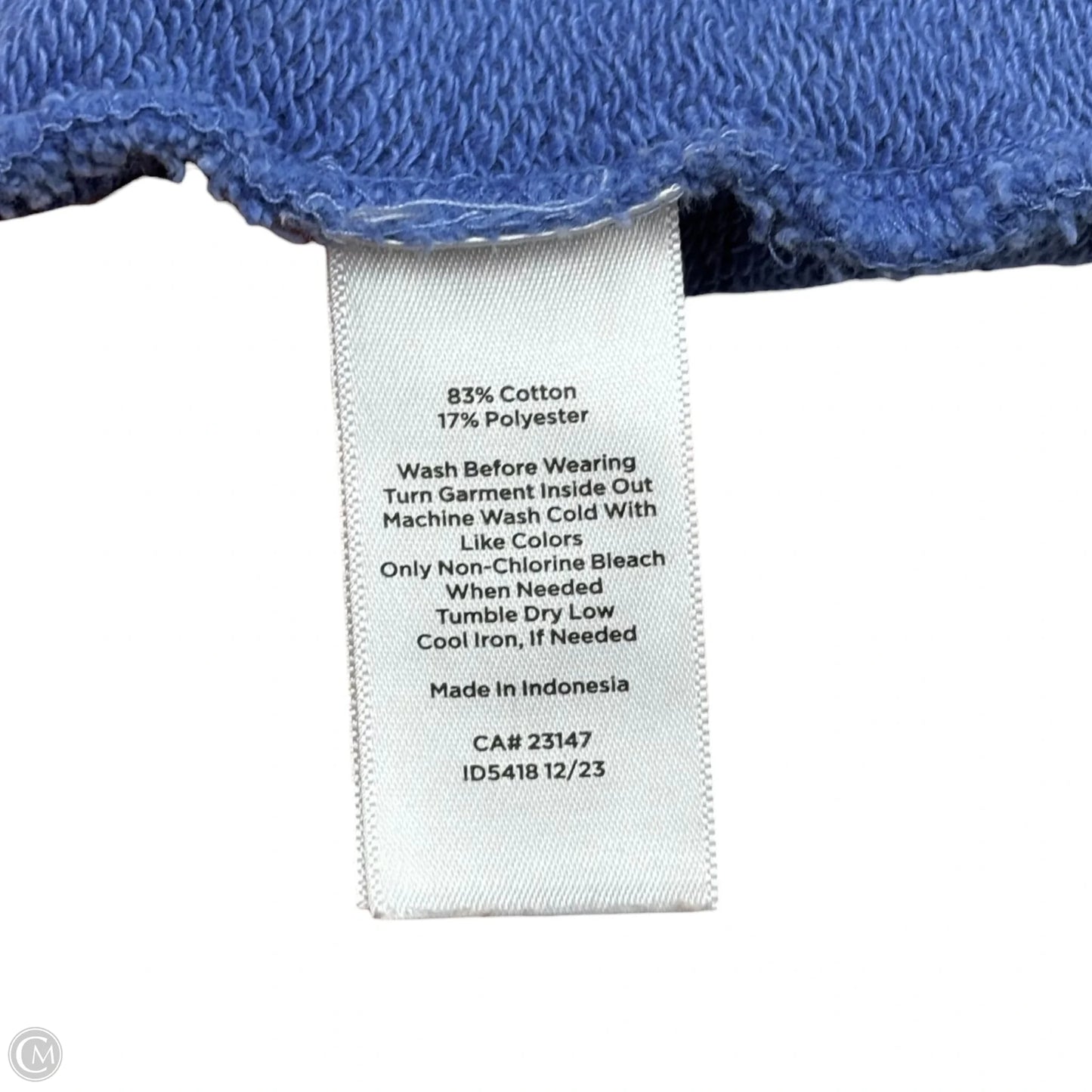 Jacket Shirt By Talbots In Blue, Size: L