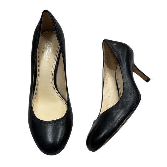 Shoes Designer By Coach In Black, Size: 7.5