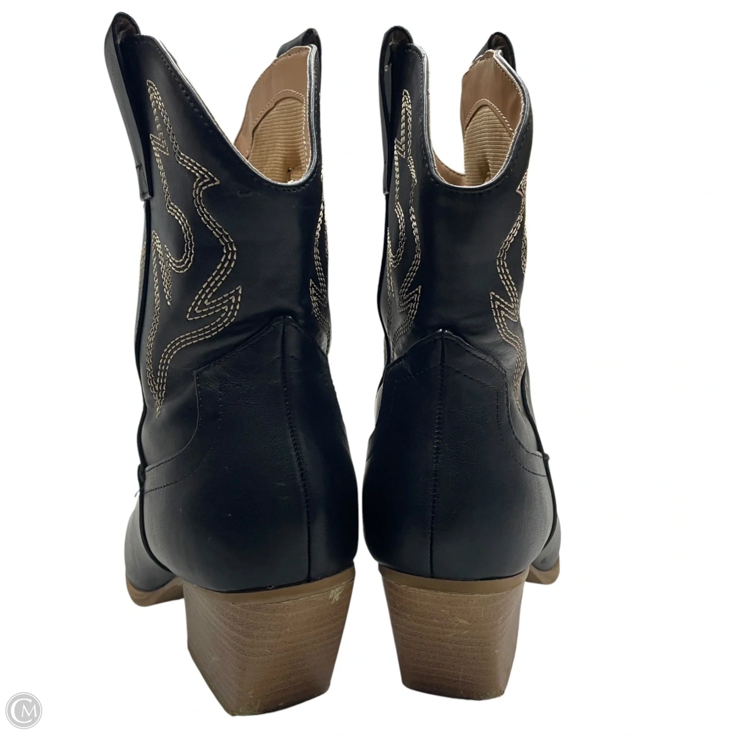 Boots Western By Soda In Black, Size: 8.5