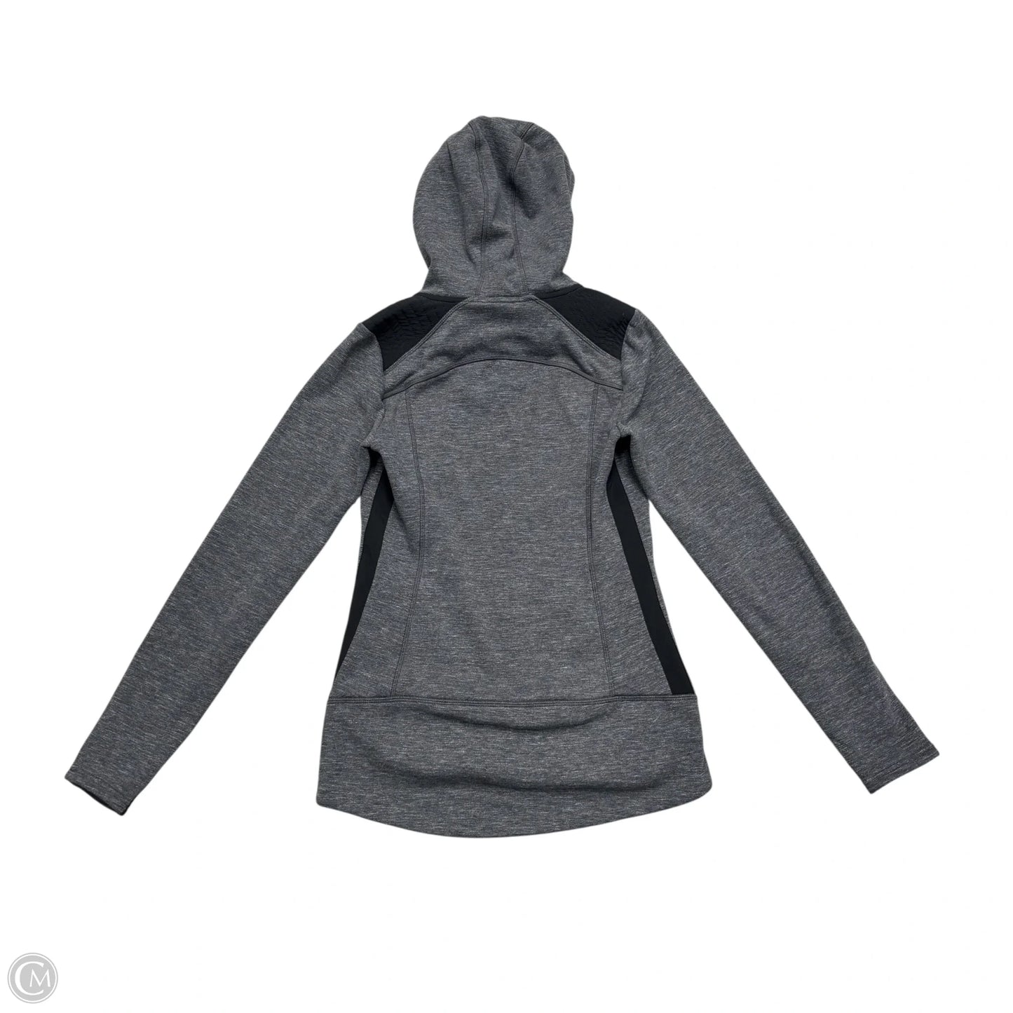 Athletic Jacket By Athleta In Black & Grey, Size: Xs