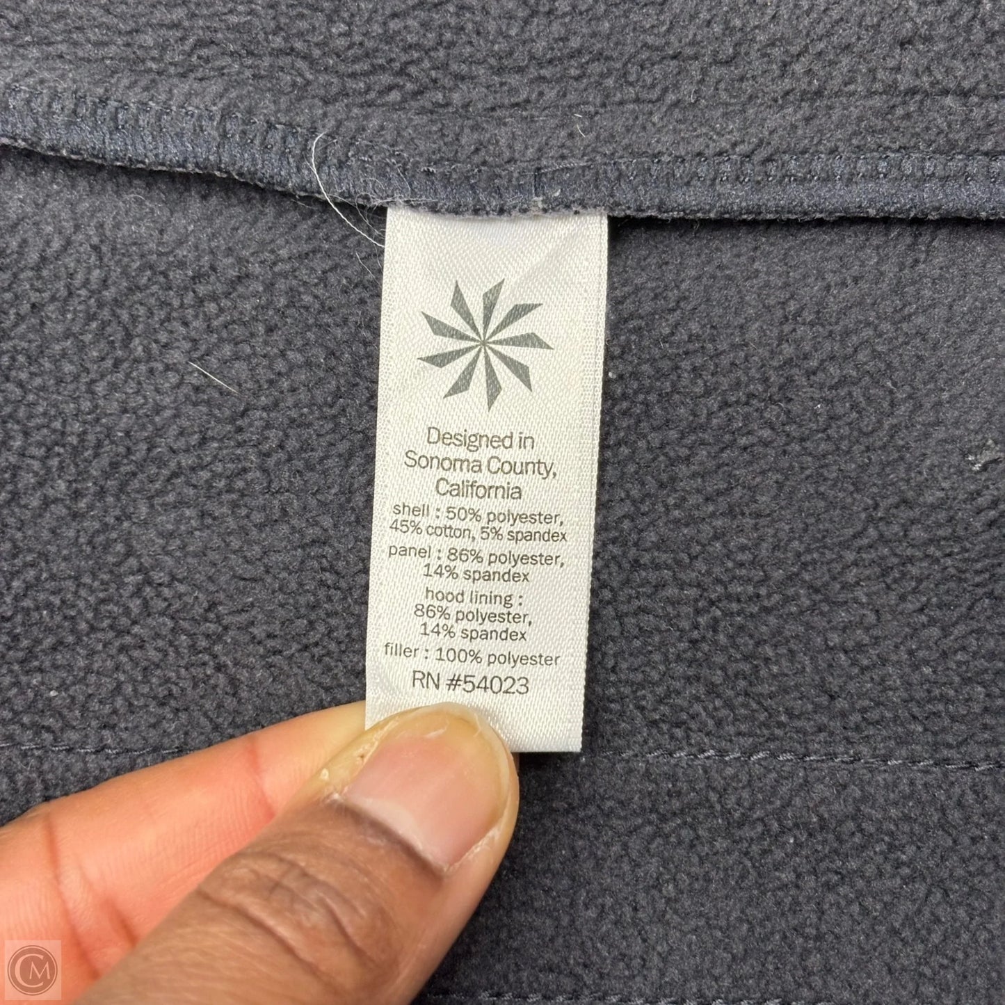 Athletic Jacket By Athleta In Black & Grey, Size: Xs