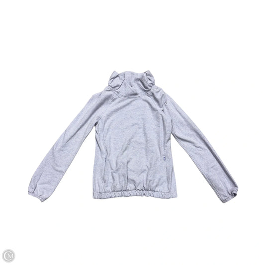 Athletic Sweatshirt Collar By Lululemon In Blue & White, Size: Xs
