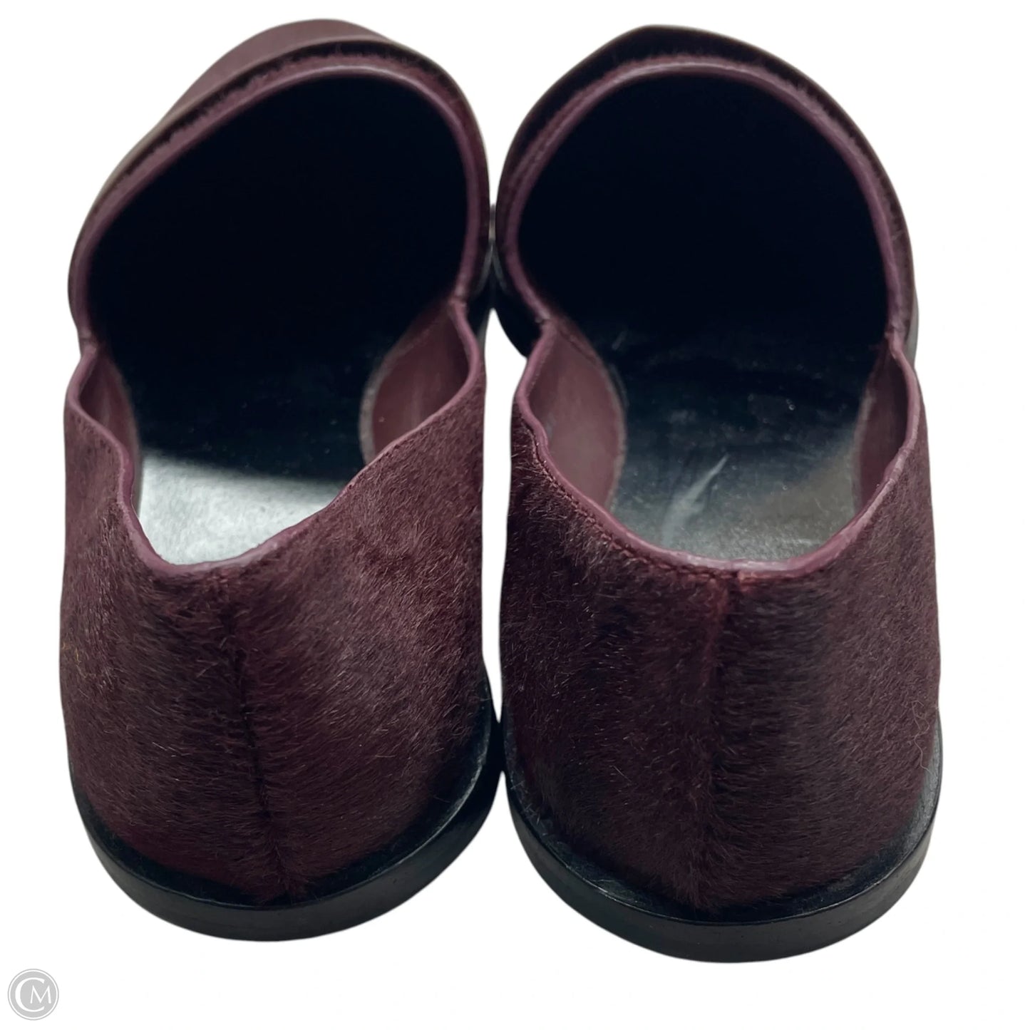 Shoes Flats By Vince In Maroon, Size: 7