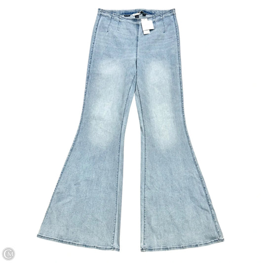 Jeans Flared By American Eagle In Blue Denim, Size: L