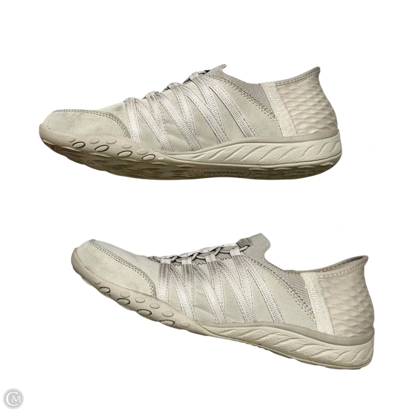 Shoes Athletic By Skechers In Tan, Size: 9.5