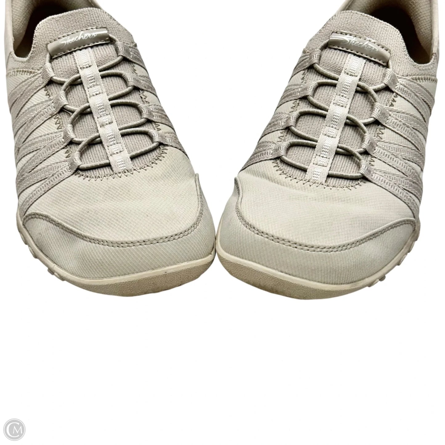 Shoes Athletic By Skechers In Tan, Size: 9.5
