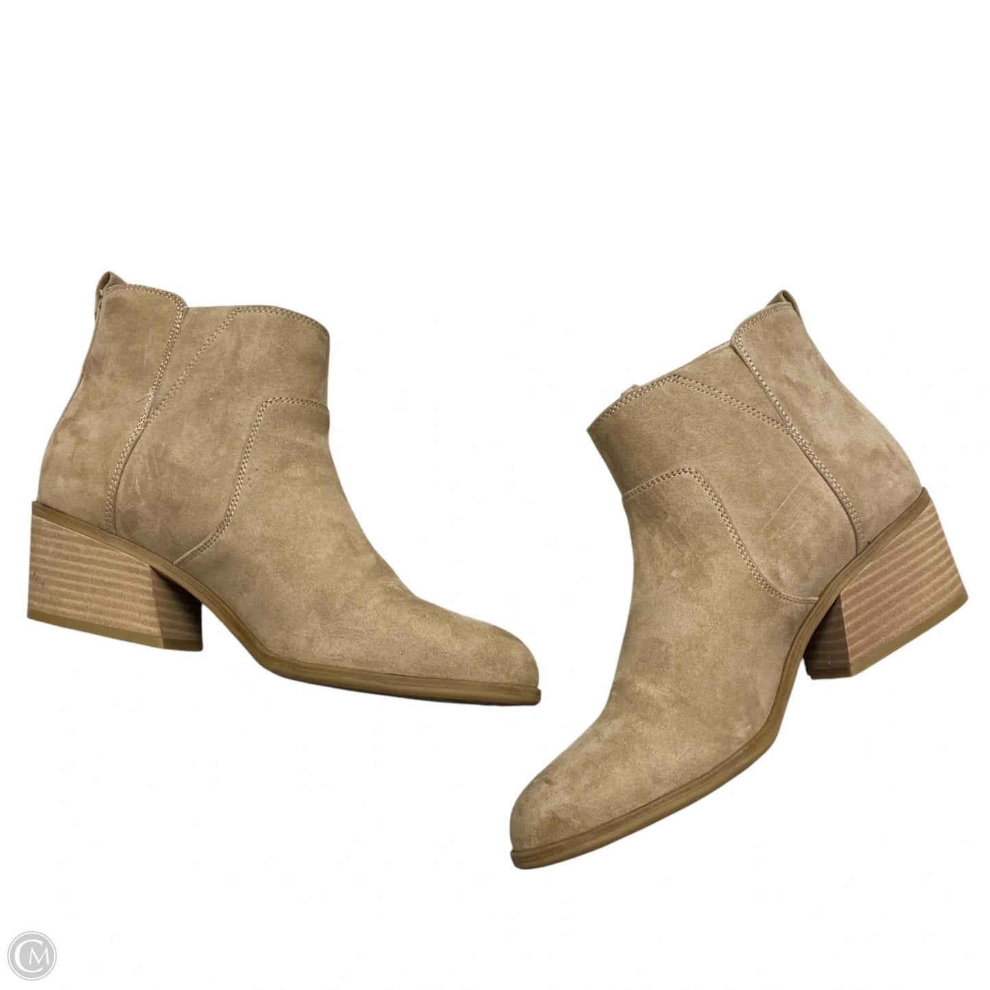 Boots Ankle Heels By Dr Scholls In Cream, Size: 10