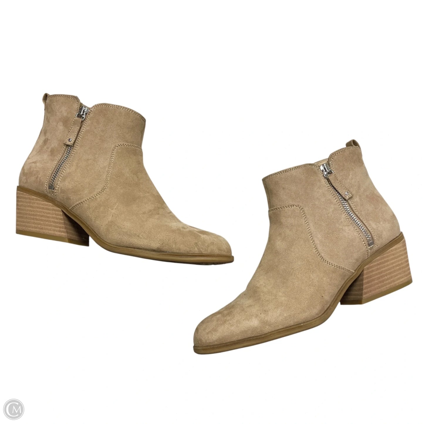 Boots Ankle Heels By Dr Scholls In Cream, Size: 10