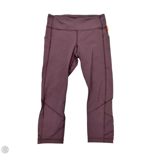 Athletic Leggings Capris By Lululemon In Purple, Size: 8