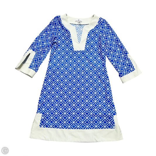Dress Casual Short By Jude Connally In Blue & White, Size: Xs