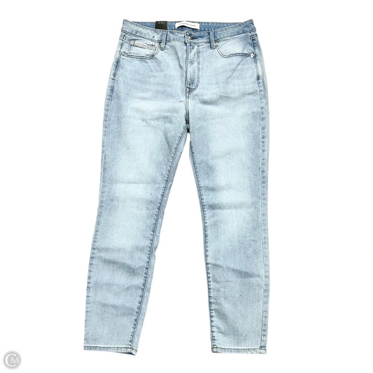 Jeans Skinny By Calvin Klein In Blue Denim, Size: 12
