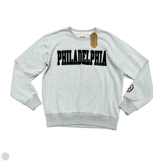 Sweatshirt Crewneck By New York Popular In Grey, Size: M