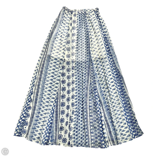Skirt Maxi By Hollister In Blue & White, Size: Xs