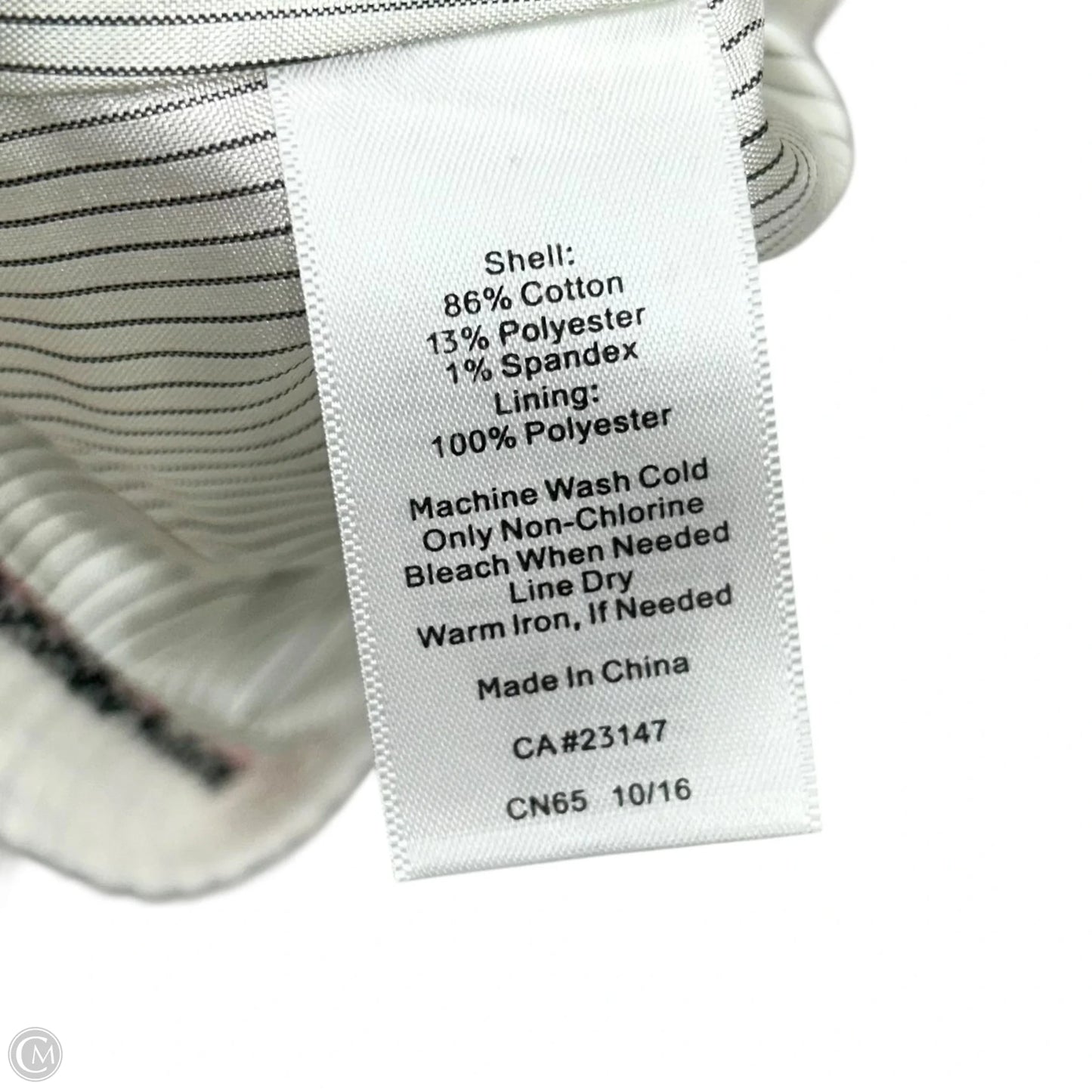 Blazer By Talbots In Pink & White, Size: M