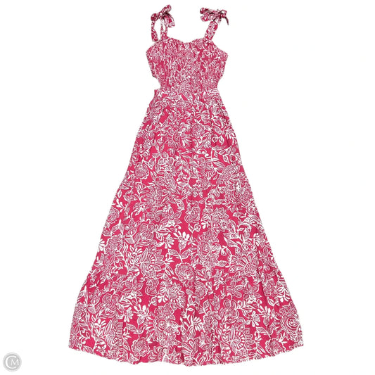 Dress Casual Maxi By Sincerely Jules In Pink & White, Size: S