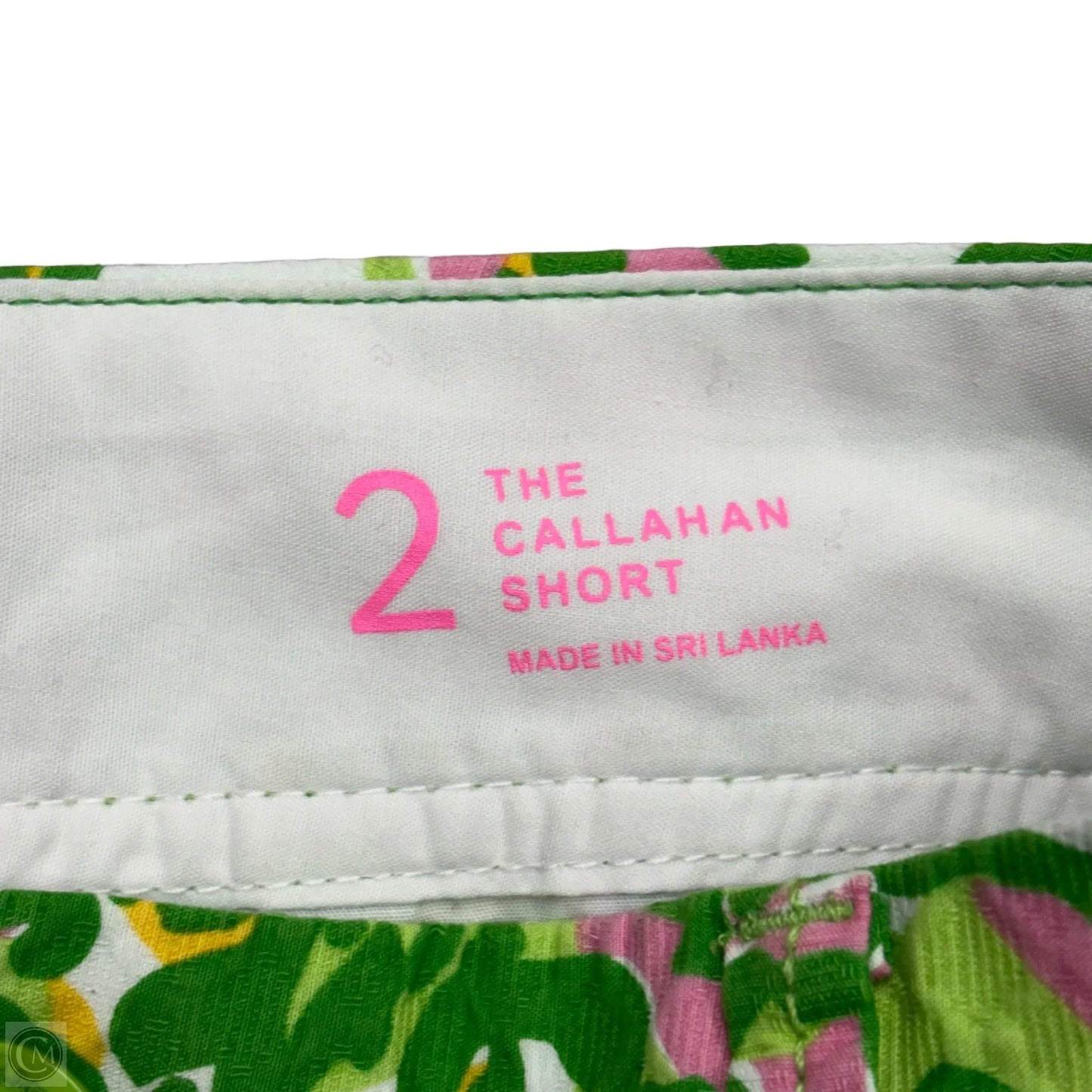 Shorts By Lilly Pulitzer In Green & Pink, Size: 2