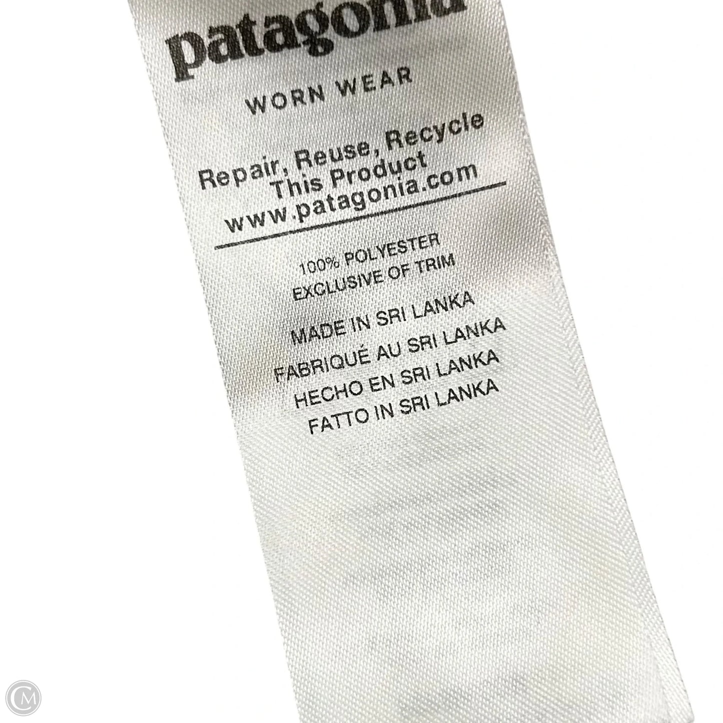 Athletic Top Long Sleeve Collar By Patagonia In Grey, Size: L