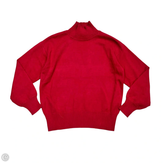 Sweater By Ann Taylor In Red, Size: M