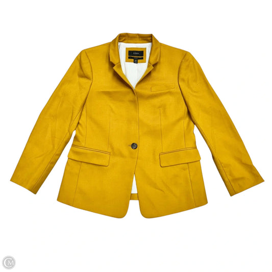 Blazer By J. Crew In Yellow, Size: Mp