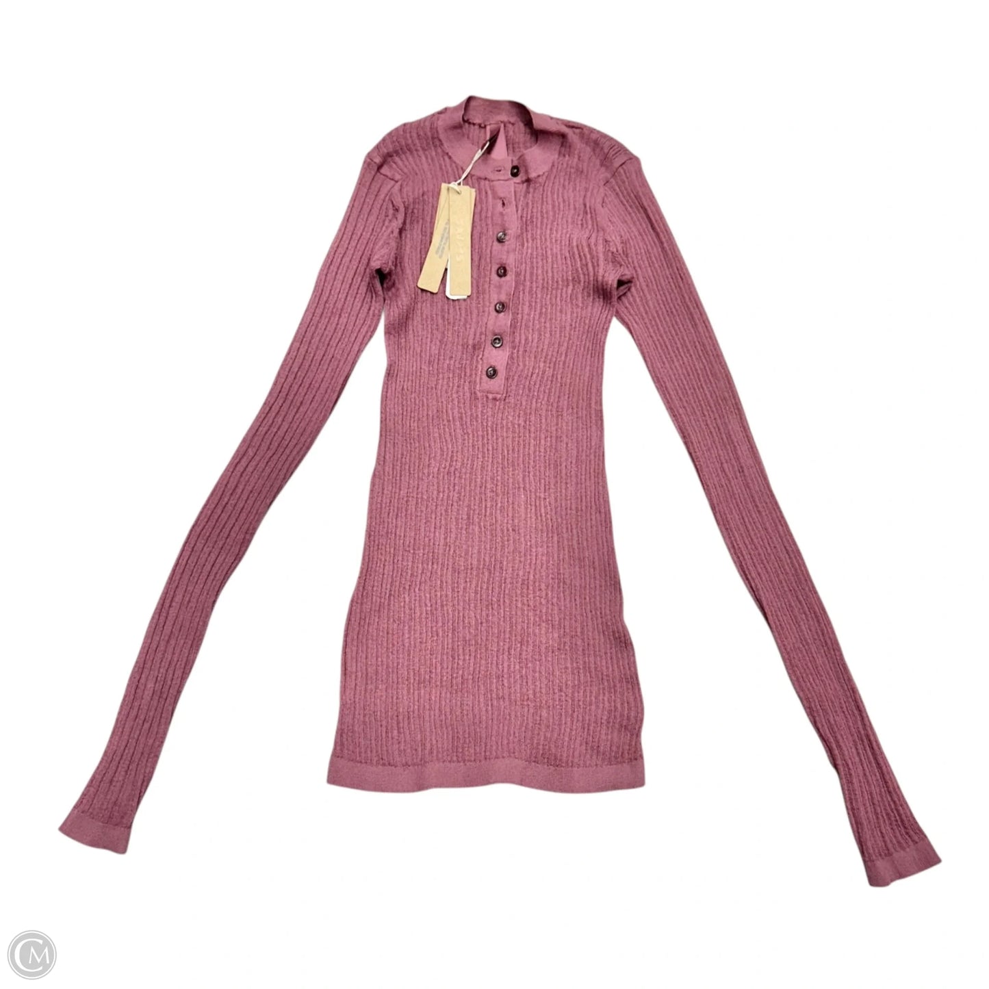 Top Long Sleeve By Skims In Mauve, Size: Xs